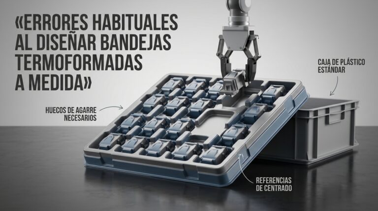 Bandejas termoformadas a medida: 7 errores habituales al diseñarlas